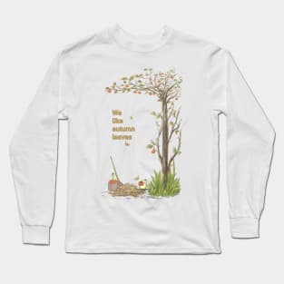 autumn leaves Long Sleeve T-Shirt